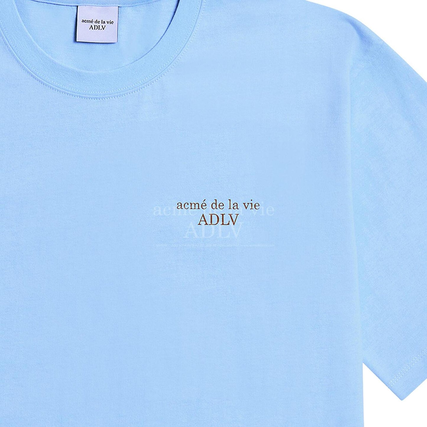 Basic Short Sleeve T-shirt (Light Blue)