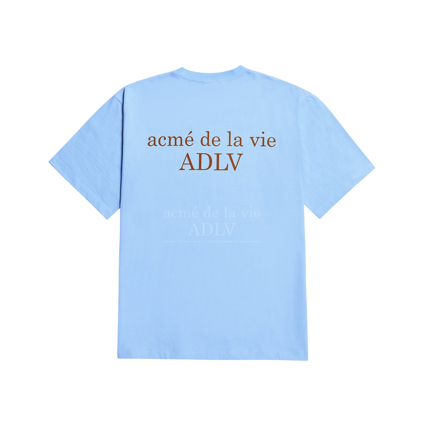 Basic Short Sleeve T-shirt (Light Blue)
