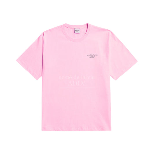 Basic Short Sleeve T-shirt (Light Pink)