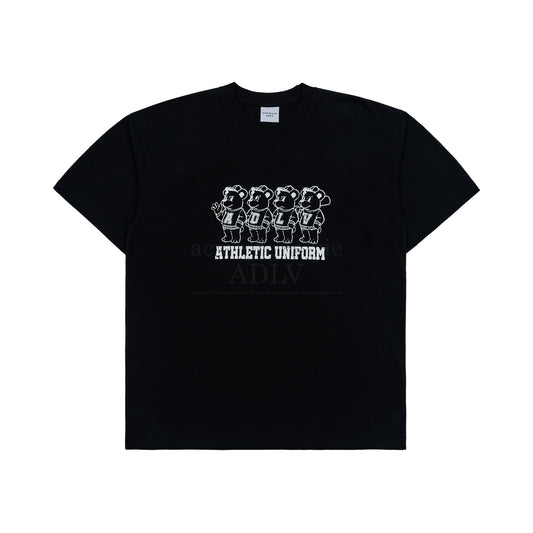 Vintage Bear Short Sleeve T-Shirt (Black)